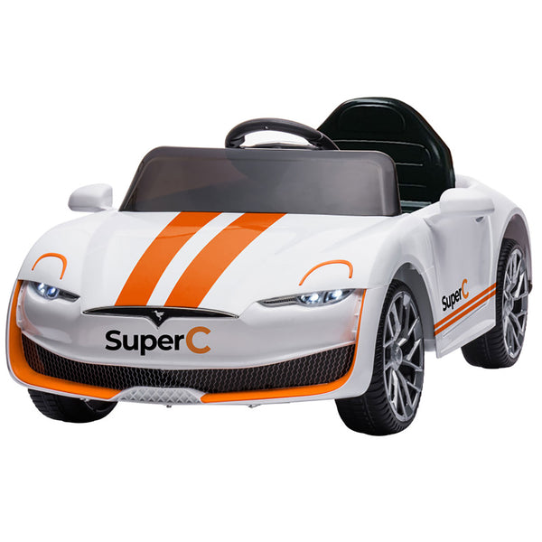 sconto Macchina Elettrica per Bambini 12V Auto Super-C Bianca