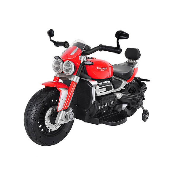 acquista Moto Elettrica per Bambini 12V con Licenza Triumph Rocket 3GT Rossa