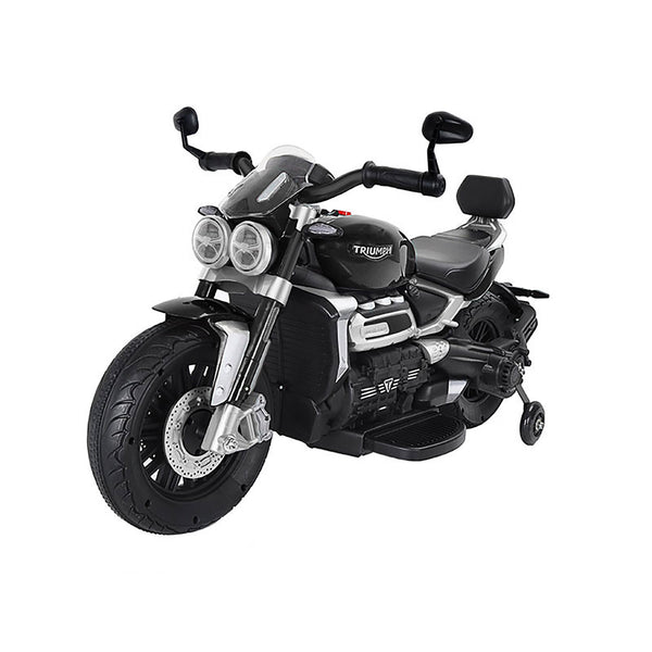 Moto Elettrica per Bambini 12V con Licenza Triumph Rocket 3GT Nera prezzo