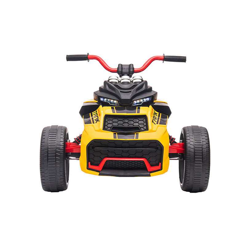 Mini Quad Elettrico per Bambini 3 Ruote 12V 7Ah Giallo -2