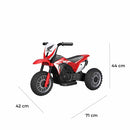 Moto Elettrica per Bambini 3 Ruote 6V con Licenza Honda CRF450RL Rosso     -2