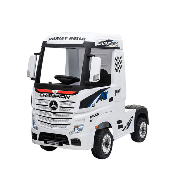 Camion Elettrico per Bambini 12V con Licenza Mercedes Bianco acquista