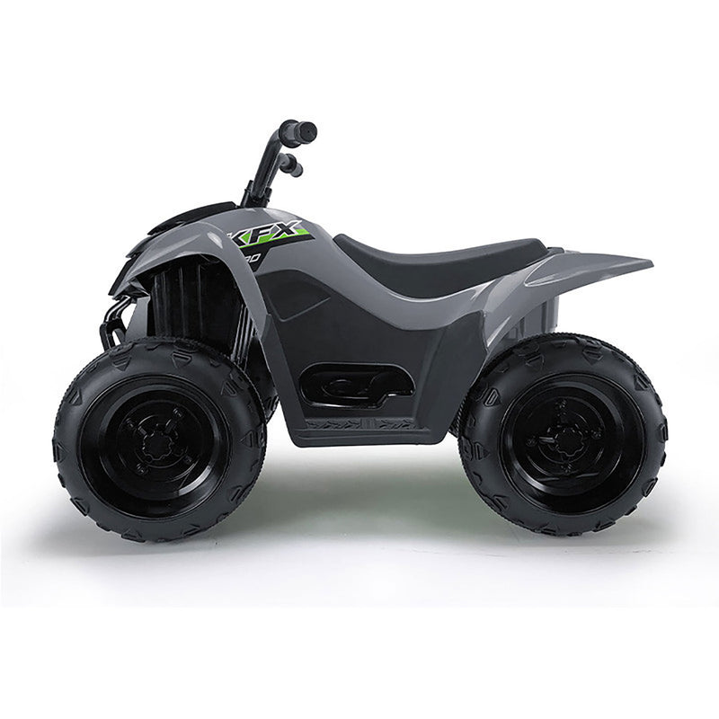 Quad Elettrico per Bambini 6V con Licenza Kawasaki KFX Grigio -2