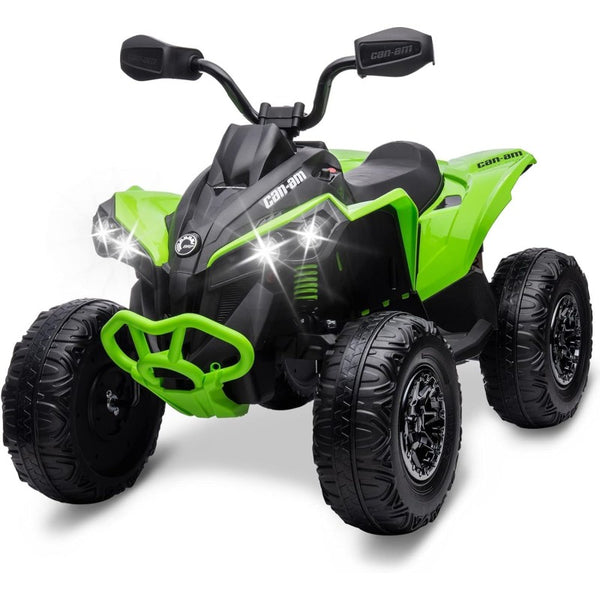 Quad Elettrico per Bambini Licenza Can-Am Renegade 12V ATV Telecomando e Ammortizzatori Verde sconto