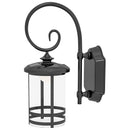 Lampada da Esterno con Pannello Solare 16,5x25,5x41 cm Impermeabile IP44 e Accensione Automatica Nero-1