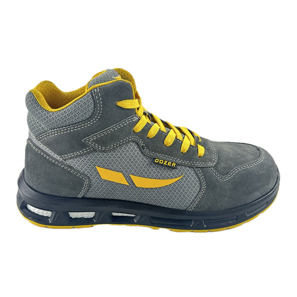 sconto Scarpe Antinfortunistiche Alte Dozer Gorilla S1 Scamosciate Grigio