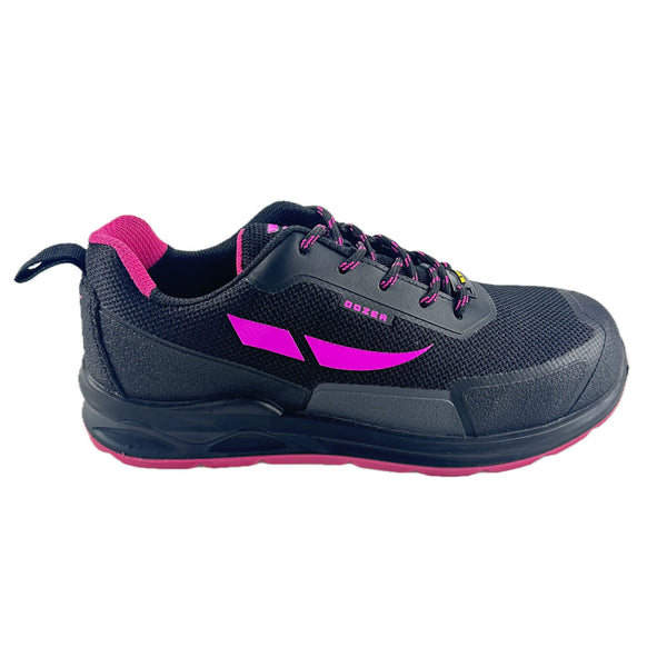 Scarpe Antinfortunistiche Basse Dozer Pink Jaguar S1 in TPU Nero acquista