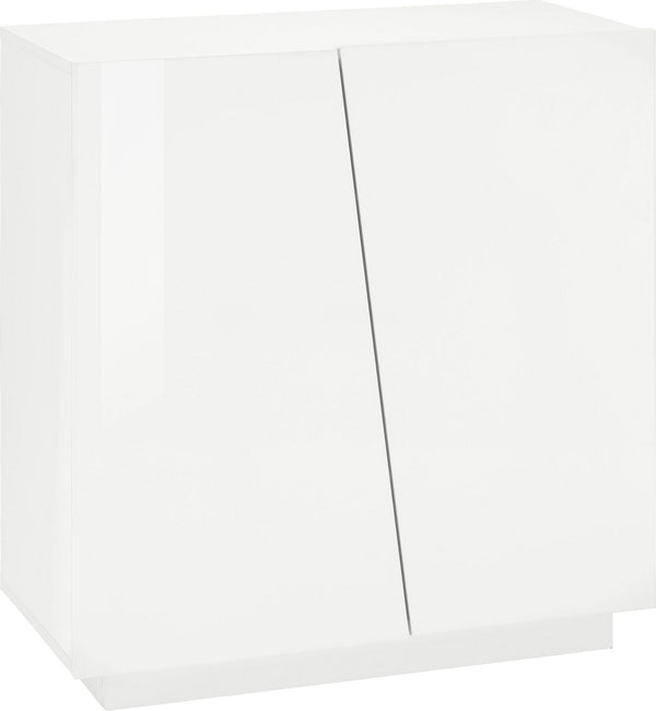 online Scarpiera 2 Ante Battenti 80,4x38x86 cm Vega Bianco Lucido Seconda Scelta