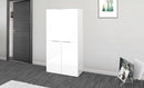 Mobile Scrivania a Scomparsa  70x35x140 cm Dalia Bianco Lucido-6