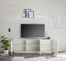 Mobile TV Moderno 3 Ante Jupiter 182x44x63 cm Bianco laccato lucido-3