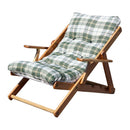 Cuscino per Poltrona Relax 56x16x110h cm in Cotone Verde-3