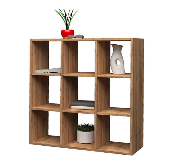 online Libreria 9 Ripiani 90x25x90 cm Maruska Quercia Wotan