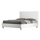 Letto Matrimoniale 160x190 cm con Rete e Contenitore New Egos Frassino Bianco-1