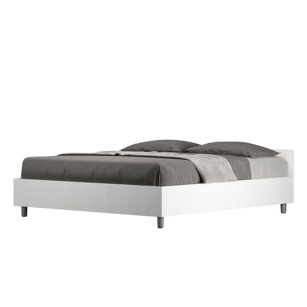 Letto Matrimoniale Nuamo Frassino Bianco Varie Misure sconto