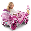 Carrozza Elettrica per Bambine 132x72x87 cm 6v con Licenza Disney Princess -4