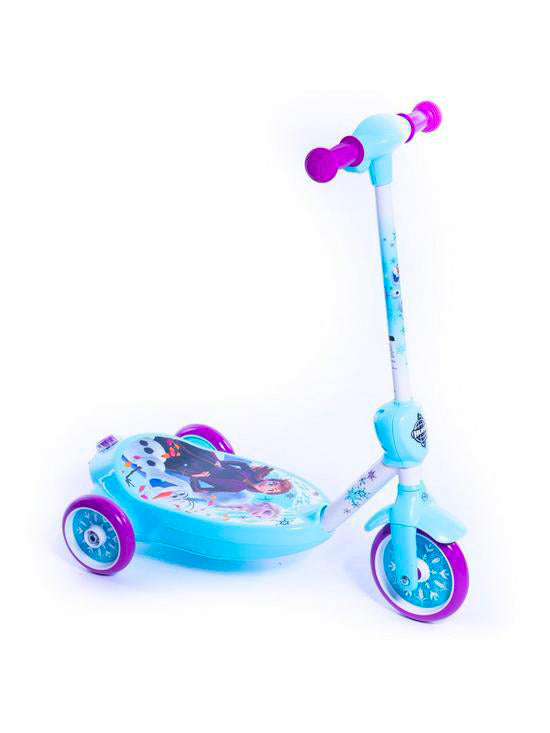 Monopattino Elettrico 3 Ruote per Bambini Sparabolle con Licenza Disney Frozen -2