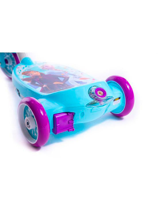 Monopattino Elettrico 3 Ruote per Bambini Sparabolle con Licenza Disney Frozen -8