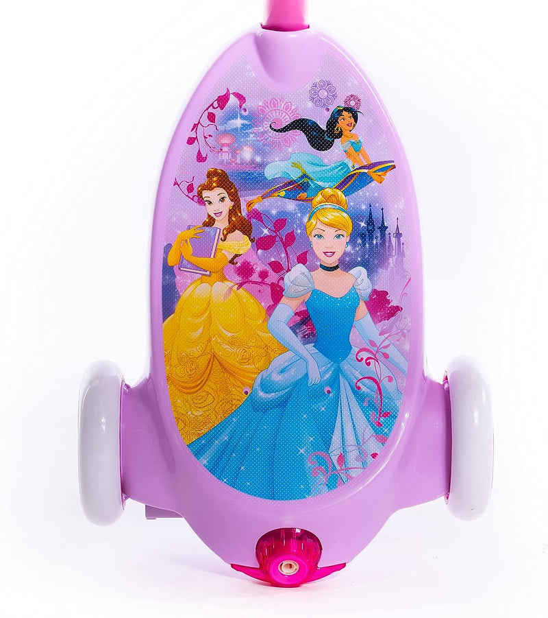 Monopattino Elettrico 3 Ruote per Bambini Sparabolle con Licenza Disney Princess -3