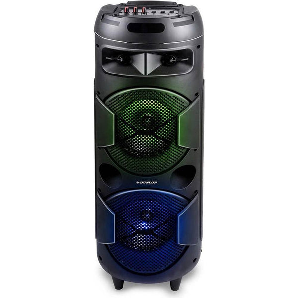 Altoparlante Cassa Speaker Bluetooth con Effetti Luce LED Portatile USB Aux MP3 Dunlop sconto