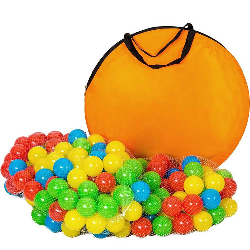 Tenda Igloo Per Bambini Con 200 Palline + Tunnel Pieghevole Giochi Salvaspazio-5