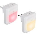 2 Lampade Notte Luce Notturna LED 3 Funzioni RGB Bianco Dimmerabile Crepuscolare-1