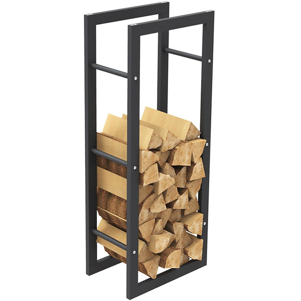 Portalegna Supporto Metallo Porta Legna Interno Legnaia Camino Stufa 100x40x25cm acquista