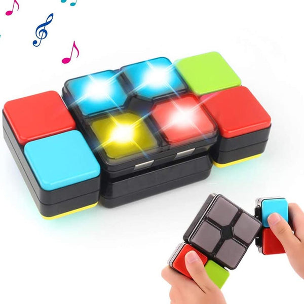 Gioco Abilita Magic Cube Giocattolo Elettronico Bambini Luci e Suoni 4 Modalità prezzo