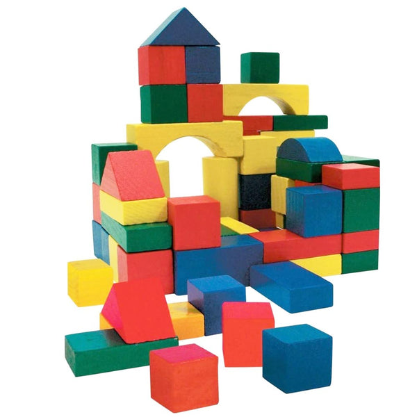 prezzo Playset Costruzioni in Legno 100 Mattoncini Giocattolo Bambini Gioco Educativo