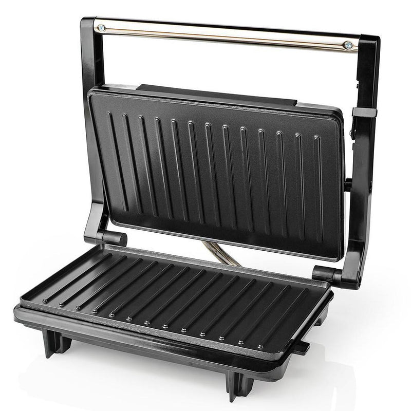 Bistecchiera Elettrica Piastra Griglia Grill Antiaderente 700W Toast Panini Dunlop-3