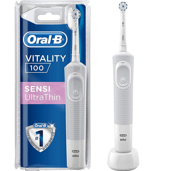 online Spazzolino Elettrico Denti Vitality 100 Sensi Ultrathin a Batteria Ricaricabile con Timer Oral-B