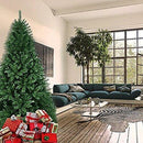 Albero Di Natale 210 Cm Pino Cuore D'oro Verde Folto 975 Rami Base A Croce-2