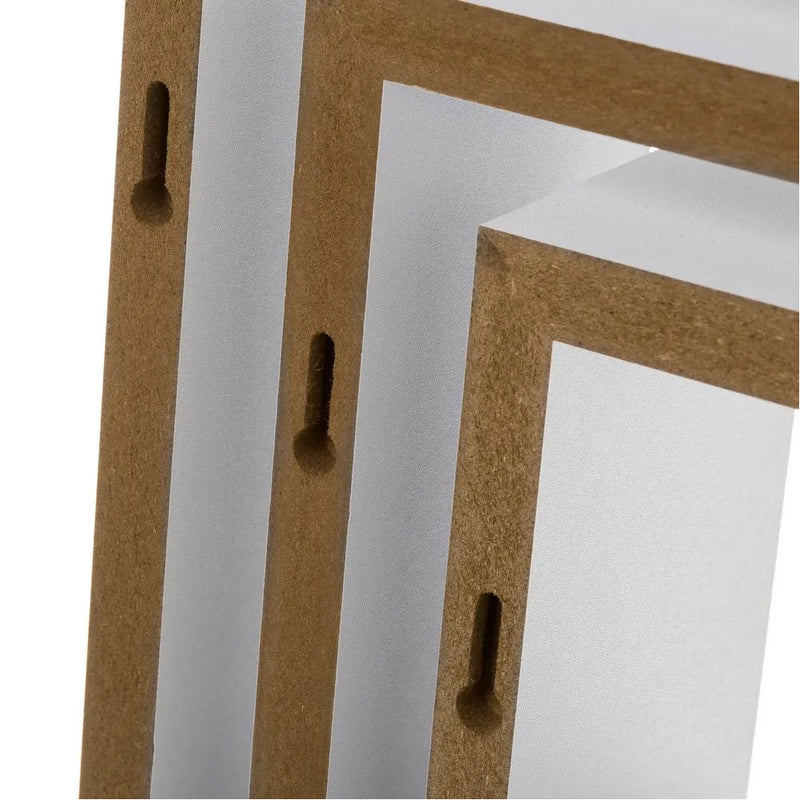 Set 3 Mensole Parete 30cm Moderne Design Cubo Mensola Scaffale Legno MDF Bianco-5