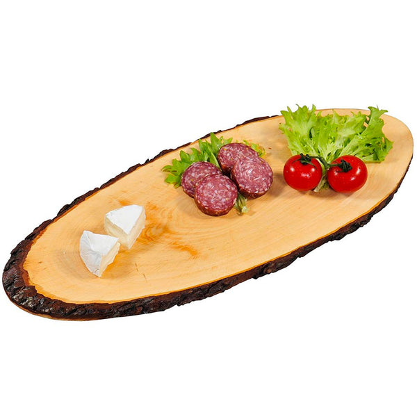 online Tagliere Ovale In Legno Corteccia 50 cm Salumi Formaggi Affettati Antipasti