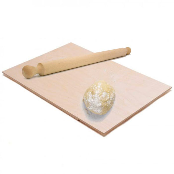 online Asse Per Impastare Spianatoia In Legno Con Mattarello Pasta Pizza 50x30 cm