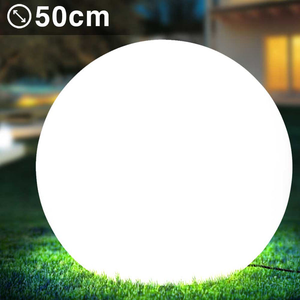 prezzo Lampada Sfera da Giardino 50cm Luce Illuminazione Esterno Attacco E27 Bianco