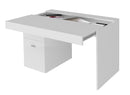 Scrivania 1 Anta 1 Cassetto 100x60x75 cm Sliding Larice bianco-6