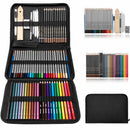 Kit Matite Colorate 73 Pezzi Artista Schizzo e Disegno Professionale Portatile-1