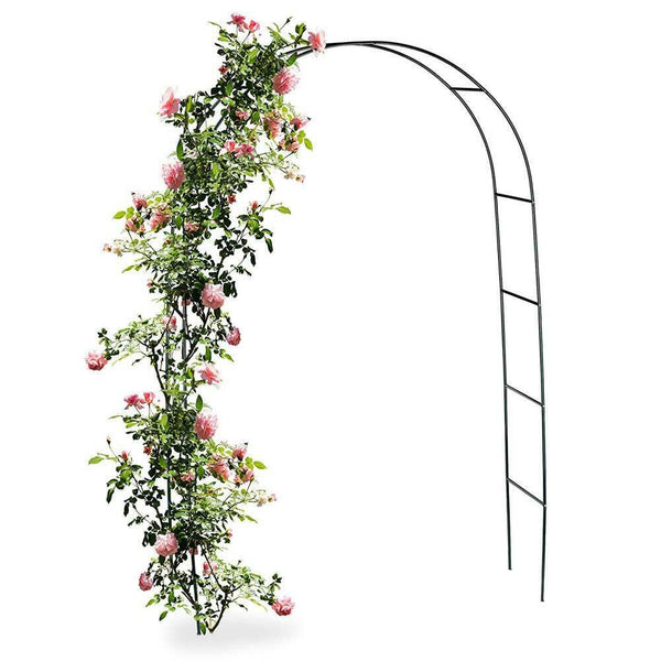 Arco da Giardino Supporto per Rose Piante Rampicanti in Metallo Altezza 240 cm acquista