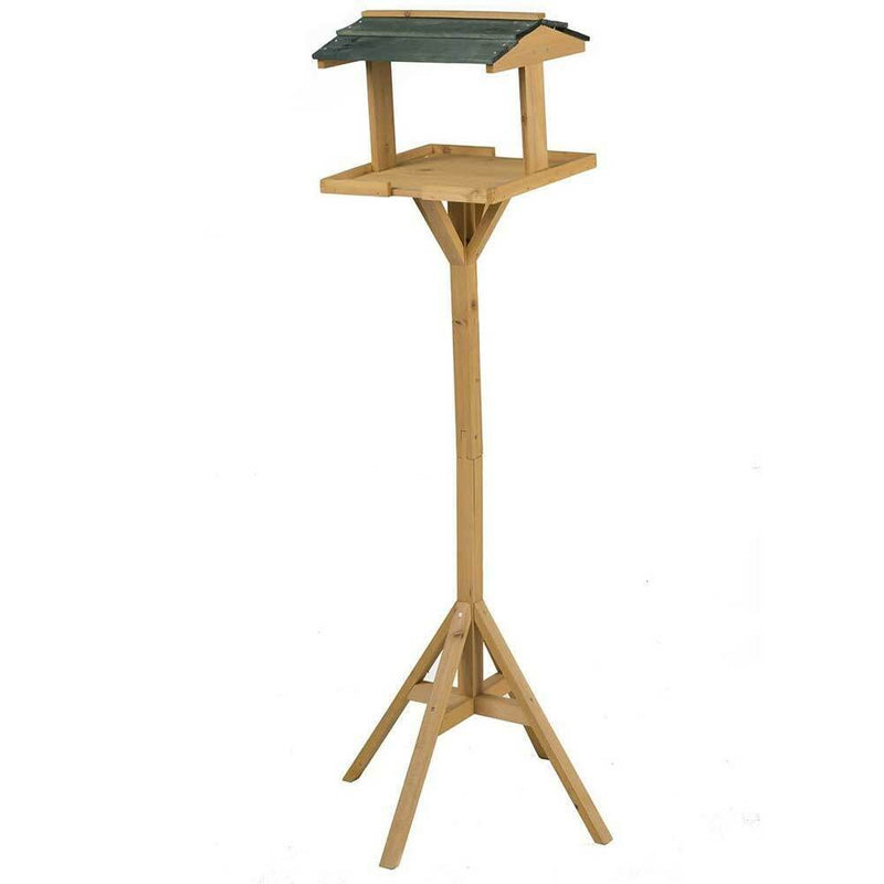 Casetta Mangiatoia per Uccelli da Giardino Bird House in Legno 115x35x35cm -4