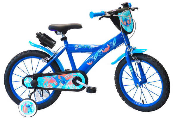 Bicicletta per Bambino 16” 2 Freni con Licenza Disney Stitch Blu acquista