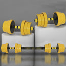 Set Manubri da 20kg (4x2kg+4x1.5kg+4x1.25kg) Bilanciere Pesi Fitness Allenamento-5