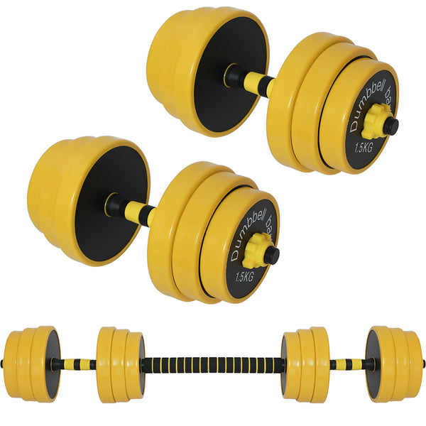 Set Manubri da 25kg (4x2.5kg+4x2kg+4x1.5kg) Bilanciere Pesi Fitness Allenamento prezzo