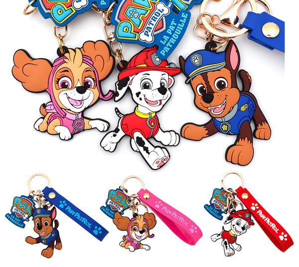 Set 24 Portachiavi 3D in Silicone per Bambini Paw Patrol Varie Colorazioni sconto