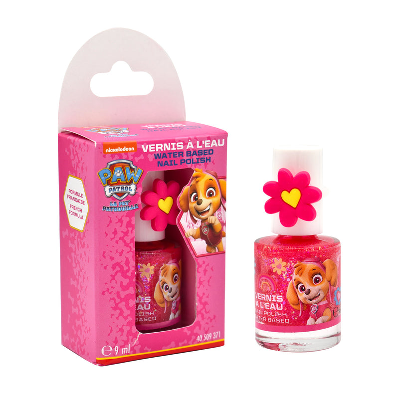 Set 18 Smalti con Anello per Bambini a Base Acqua 9ml Paw Patrol Rosa-4