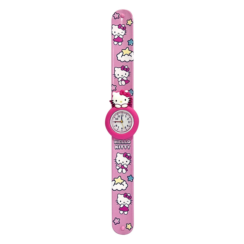 Set 12 Orologi da Polso Bracciale per Bambini Hello Kitty Colorazione Rosa-2