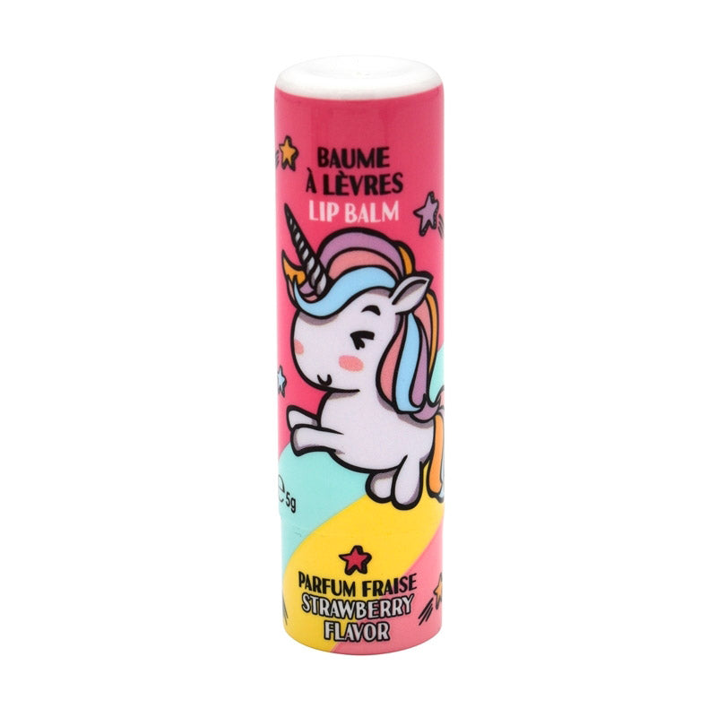 Set 24 Burro Cacao Unicorno per Bambini da 5 gr Gusto Fragola-2