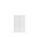 Mobile Multiuso 2 Ante con 5 Ripiani 78x34,5x115,5 cm Linea Basic Bianco Lucido-1