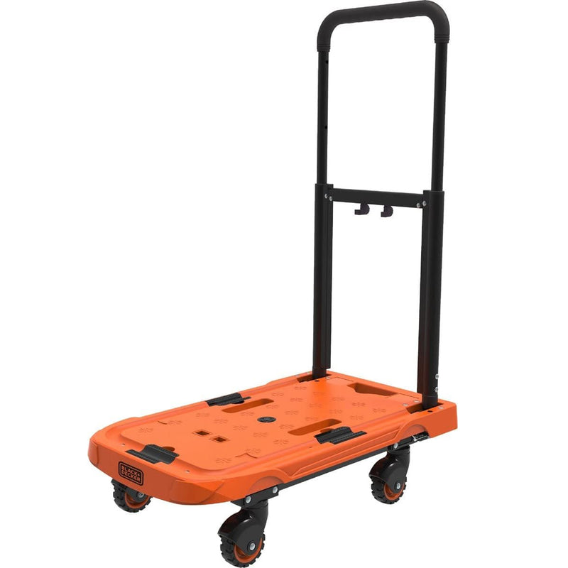 Carrello Piattaforma per Trasporto Portata 90kg Pieghevole con Manico Regolabile Black & Decker-1