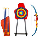 Set Arciere Per Bambini Con Arco 4 Frecce Mirino Laser Bersaglio E Portafrecce-3