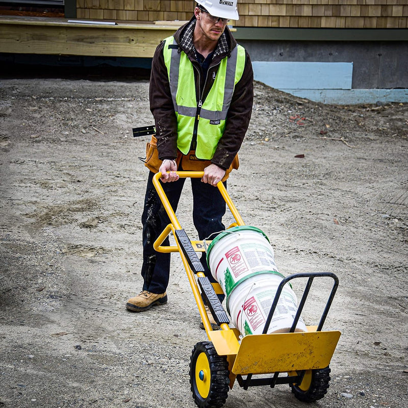 Carrello Portapacchi da Cantiere Portata 500kg con Manico in Acciaio Stanley-5